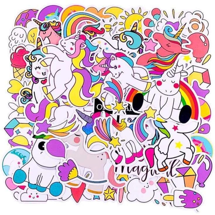 Licornes Addicts Bundle 3 Packs (200 stickers) Pack de Stickers Tresor Otaku