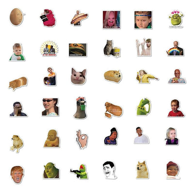 Meme Stickers Pack de Stickers Tresor Otaku