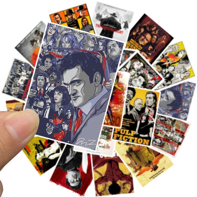 Quentin Tarantino Stickers <br> (Pack de 25) Pack de Stickers Tresor Otaku