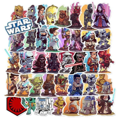 Star Wars Bundle 6 Packs (400 stickers) Pack de Stickers Tresor Otaku