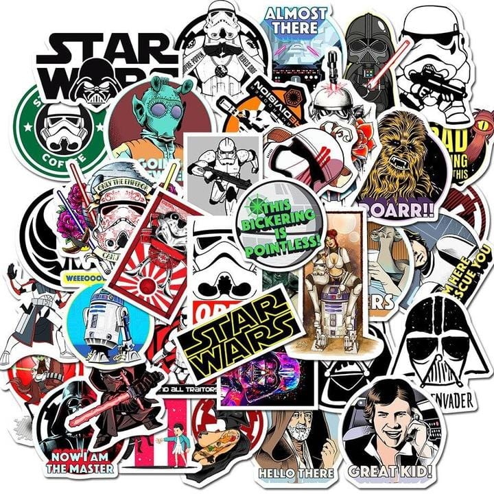 Star Wars Bundle 6 Packs (400 stickers) Pack de Stickers Tresor Otaku
