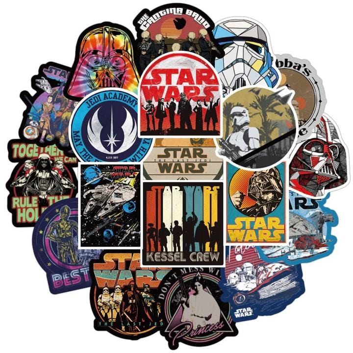 Star Wars Bundle 6 Packs (400 stickers) Pack de Stickers Tresor Otaku