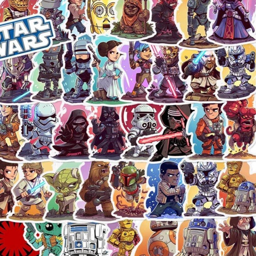 Star Wars Stickers Pack de Stickers Tresor Otaku