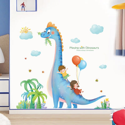 Sticker Mural Dinosaure Géant Tresor Otaku