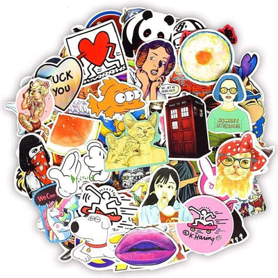 Stickers Aesthetic <br> (Pack de 300) Pack de Stickers Tresor Otaku