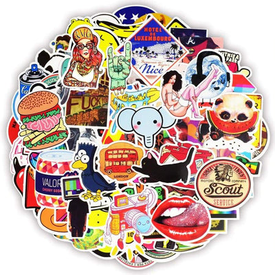Stickers Aesthetic <br> (Pack de 300) Pack de Stickers Tresor Otaku