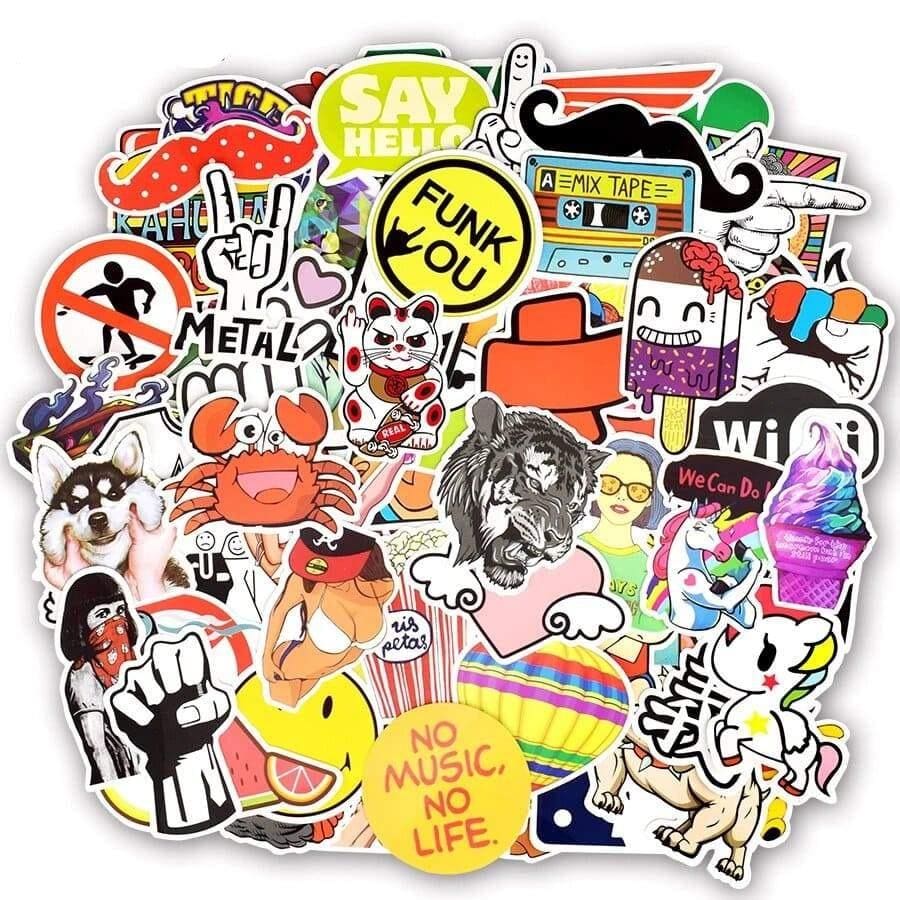 Stickers Aesthetic <br> (Pack de 800) Pack de Stickers Tresor Otaku