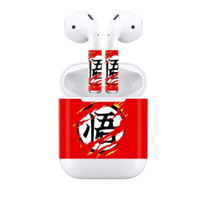 Stickers Airpods Dragon Ball Rouge Stickers pour Ipod Tresor Otaku