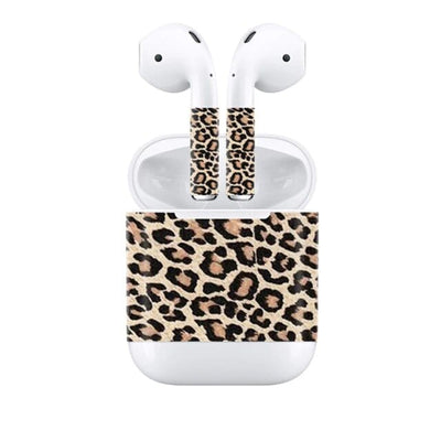 Stickers Airpods Léopard Beige Stickers pour Ipod Tresor Otaku