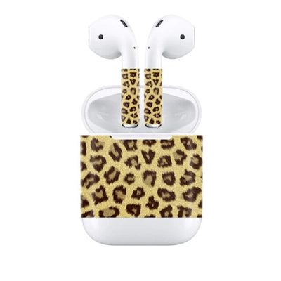 Stickers Airpods Léopard Jaune Stickers pour Ipod Tresor Otaku