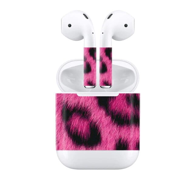 Stickers Airpods Léopard Rose Stickers pour Ipod Tresor Otaku