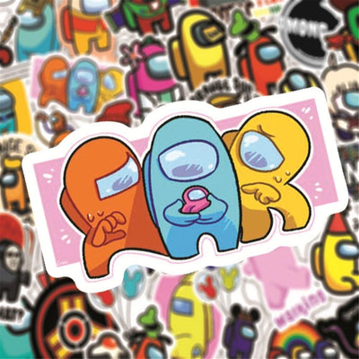 Stickers Among Us Pack de Stickers Tresor Otaku