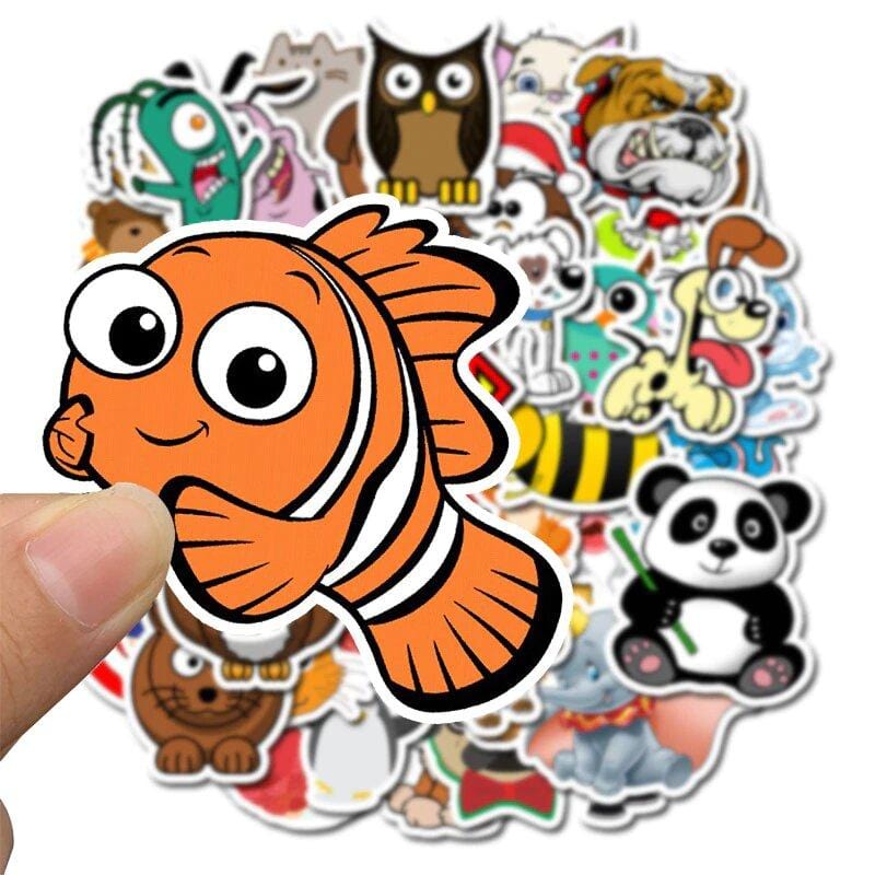 Stickers Animaux Pack de Stickers Tresor Otaku