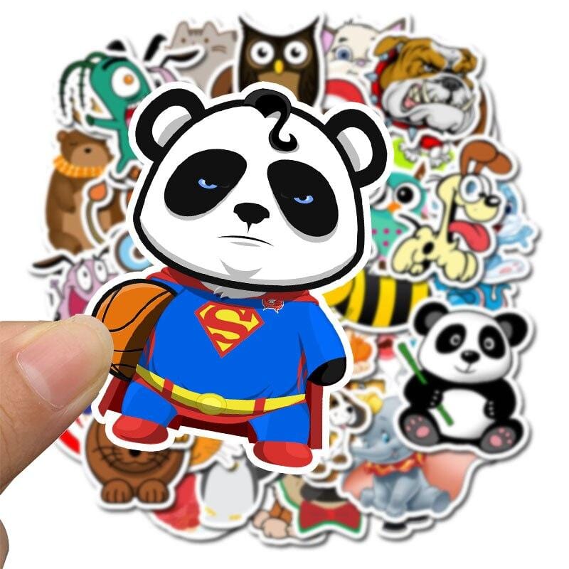 Stickers Animaux Pack de Stickers Tresor Otaku