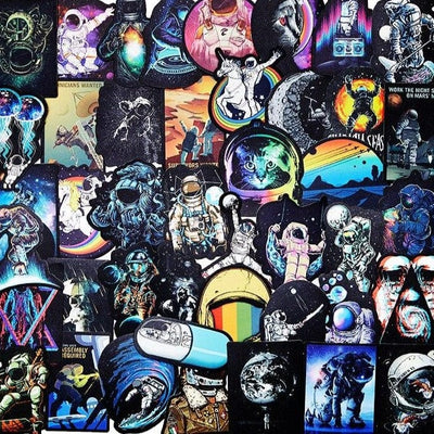 Stickers Astronaute Pack de Stickers Tresor Otaku