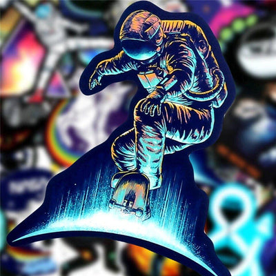 Stickers Astronaute Pack de Stickers Tresor Otaku