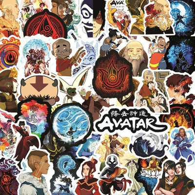 Stickers Avatar Aang Pack de Stickers Tresor Otaku