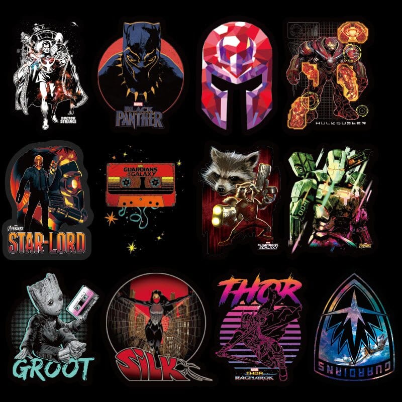 Stickers Avengers Infinity War Pack de Stickers Tresor Otaku