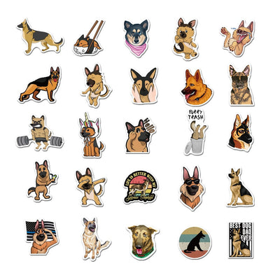 Stickers Berger Allemand Pack de Stickers Tresor Otaku