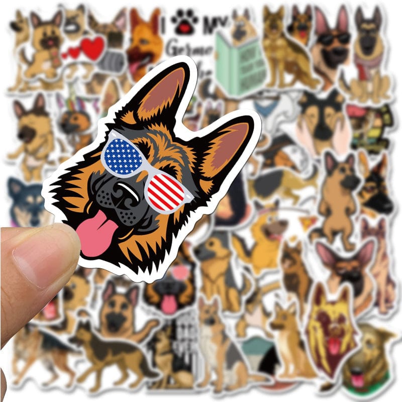 Stickers Berger Allemand Pack de Stickers Tresor Otaku