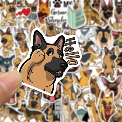 Stickers Berger Allemand Pack de Stickers Tresor Otaku