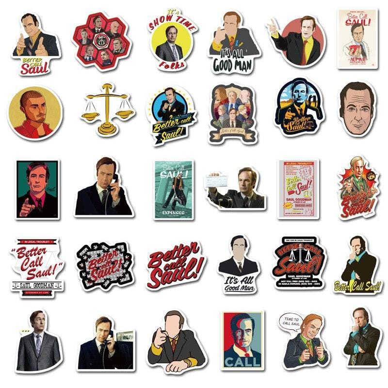 Stickers Better Call Saul Pack de Stickers Tresor Otaku