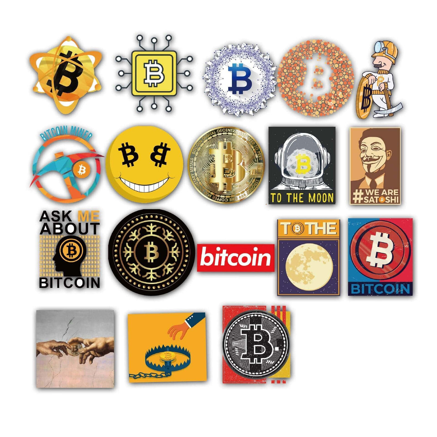 Stickers Bitcoin Tresor Otaku
