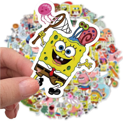 Stickers Bob l'Eponge Pack de Stickers Tresor Otaku