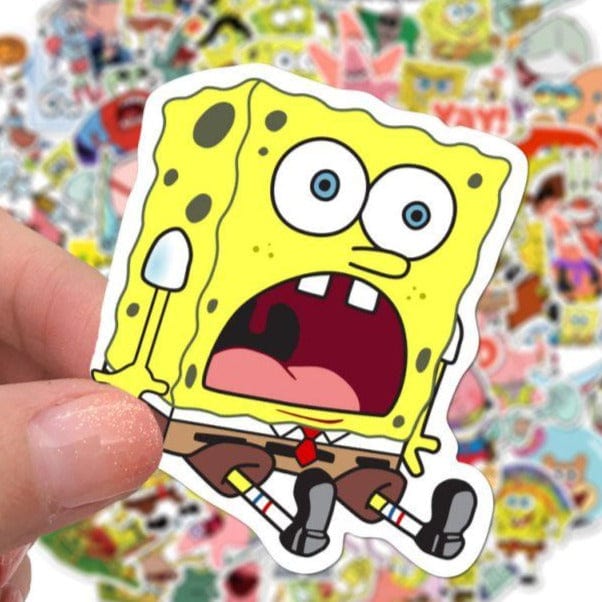 Stickers Bob l'Eponge Pack de Stickers Tresor Otaku