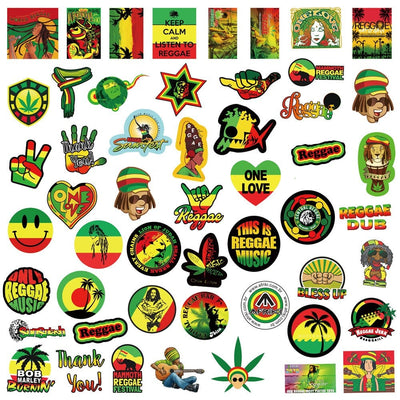 Stickers Bob Marley Pack de Stickers Tresor Otaku