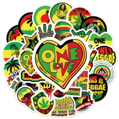 Stickers Bob Marley Pack de Stickers Tresor Otaku