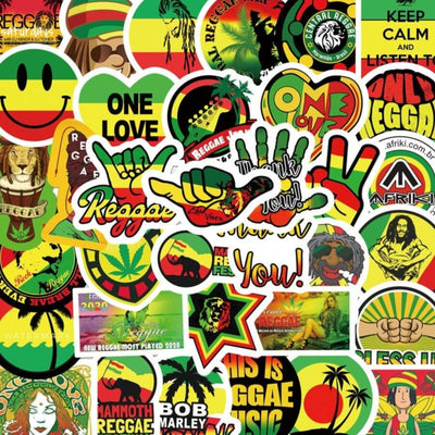 Stickers Bob Marley Pack de Stickers Tresor Otaku
