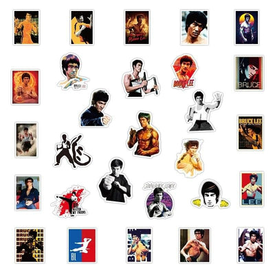 Stickers Bruce Lee Pack de Stickers Tresor Otaku