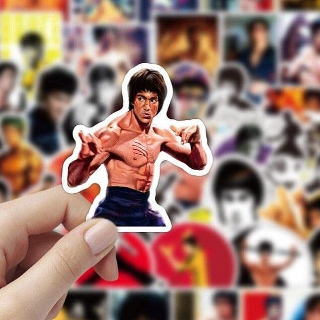 Stickers Bruce Lee Pack de Stickers Tresor Otaku