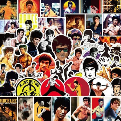 Stickers Bruce Lee Pack de Stickers Tresor Otaku