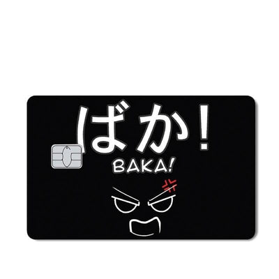 Stickers Carte Bancaire Baka Tresor Otaku