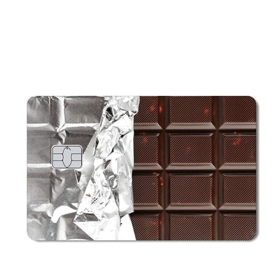 Stickers Carte Bancaire Barre Chocolatée Tresor Otaku