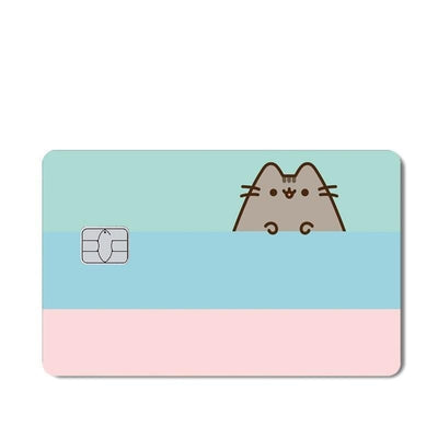 Stickers Carte Bancaire Chat Kawaii Tresor Otaku