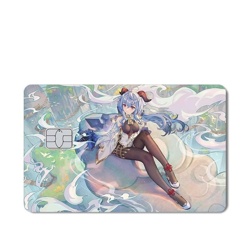 Stickers Carte Bancaire Genshin Impact Tresor Otaku