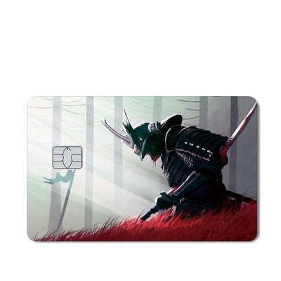 Stickers Carte Bancaire Samuraï Tresor Otaku