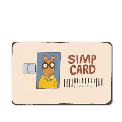Stickers Carte Bancaire Simp Tresor Otaku