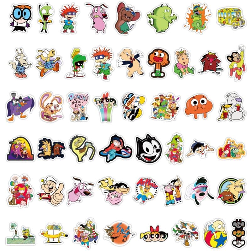 Stickers Cartoon Pack de Stickers Tresor Otaku