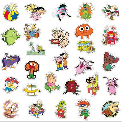 Stickers Cartoon Pack de Stickers Tresor Otaku