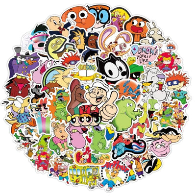 Stickers Cartoon Pack de Stickers Tresor Otaku