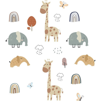 Stickers Chambre Bébé <br> Animaux de la Savane