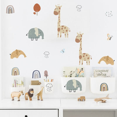 Stickers Chambre Bébé <br> Animaux de la Savane