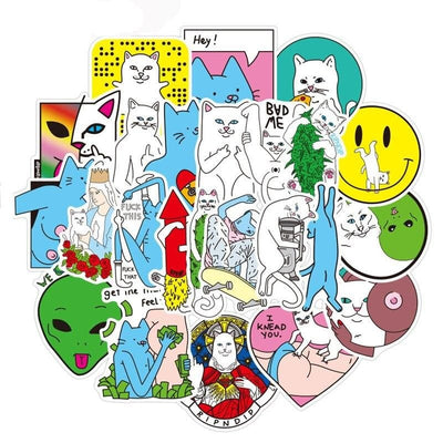 Stickers Chats Meme Pack de Stickers Tresor Otaku