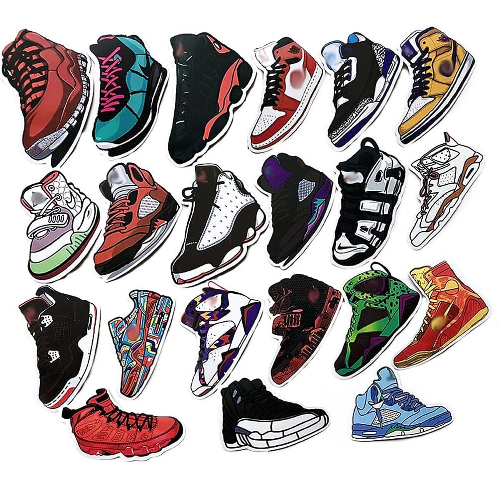 Stickers Chaussures <br> Pack de 50