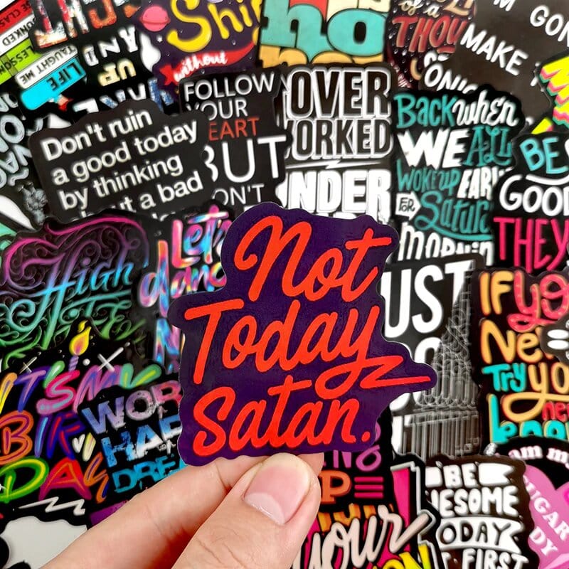 Stickers Citations Positives Pack de Stickers Tresor Otaku