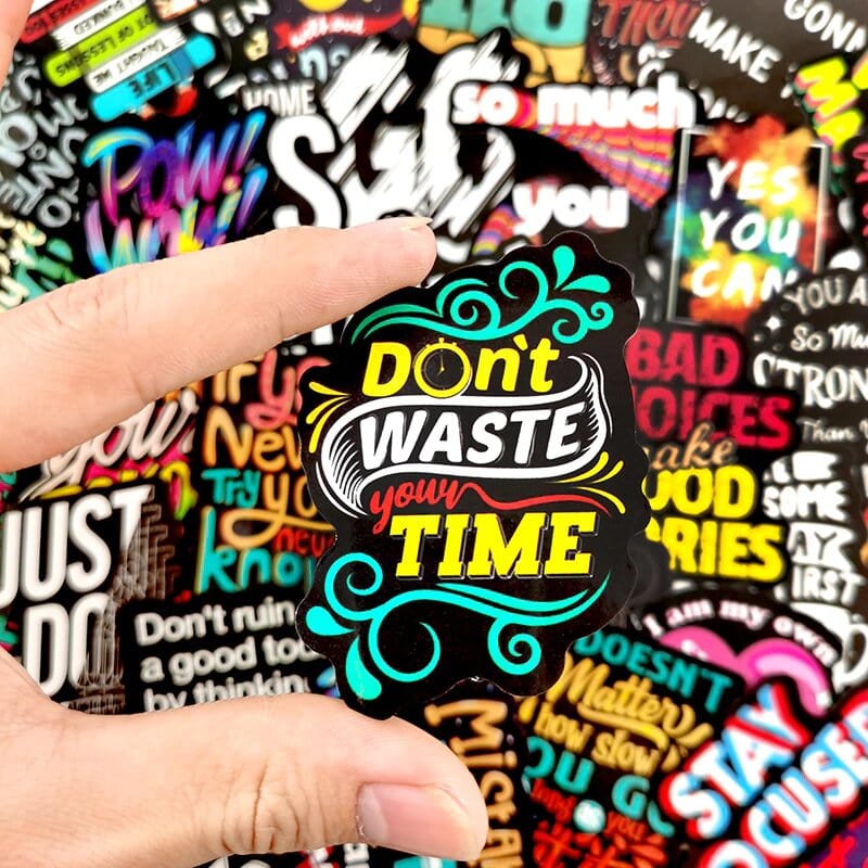 Stickers Citations Positives Pack de Stickers Tresor Otaku